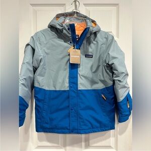 Patagonia Youth XL Powder Town Jacket Thermal Blue NWT Ski Snowboard Boys Girls